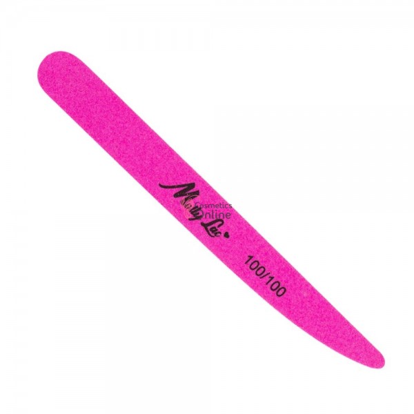 Pila infinity slim Mollylac asimetrica din lemn 100/100 pentru unghii 503214